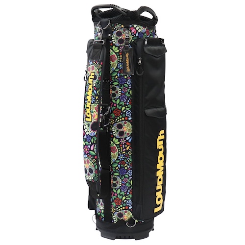 Loudmouth Cart Bag Mosaic Skull