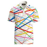 Loudmouth pánské polo triko Fancy "Stix White"